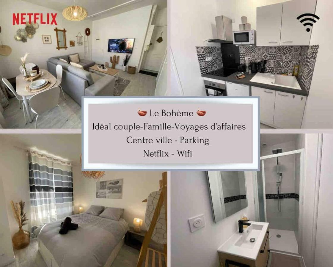 Le Boheme - Centre Ville, Netflix Et Wifi, Parking, Ideal Familles, Couples Et Voyages D'Affaire Niort Exterior foto